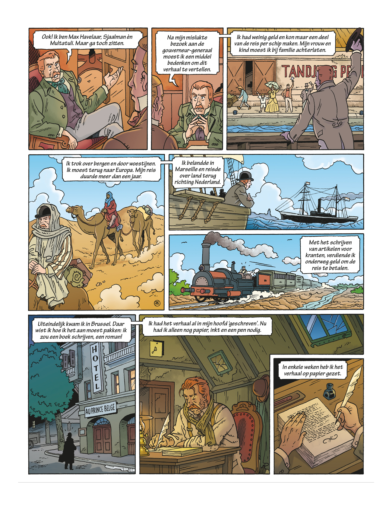 Drijvende kracht Hoelahoep Noord Max Havelaar - De graphic novel • Uitgeverij L